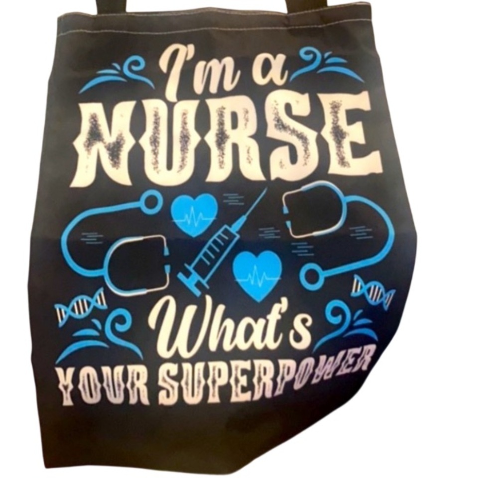 Nurse vinyl tote. - Picture 1 of 1